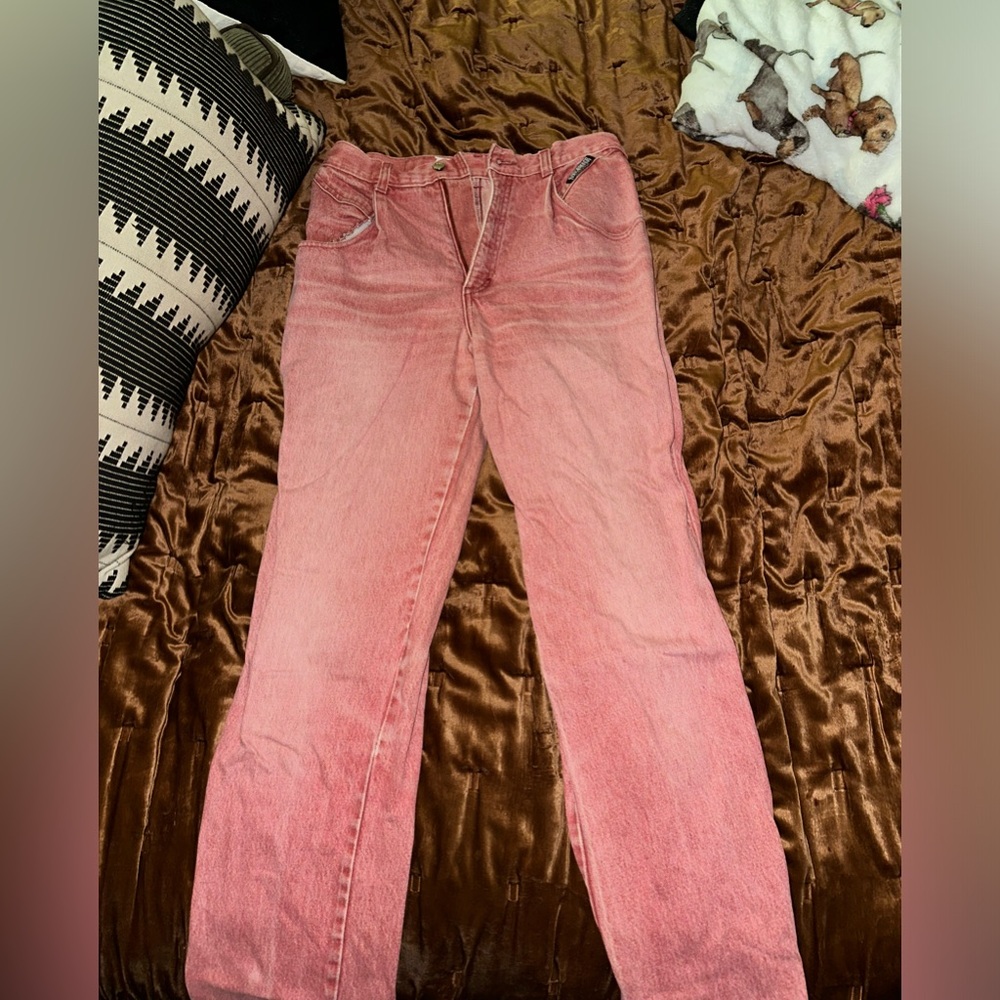 Western vintage roughrider jeans high waisted super cute
